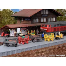 Kibri Deko-Set Gepäckwagen 38646 H0