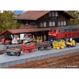 Kibri Deko-Set Gepäckwagen 38646 H0