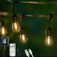Lumiled Solar Lichterkette für Außen 15M S14 LED +