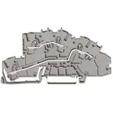 WAGO GmbH& Co. KG Installationsetagenklemme N/L/PE grau