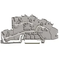 WAGO GmbH& Co. KG Installationsetagenklemme N/L/PE grau