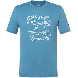 super.natural Cote D'Azur Tee blau XXL