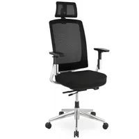 KADIMA DESIGN Bürostuhl ULTRA Textil Schwarz | Ergonomischer Bürosessel