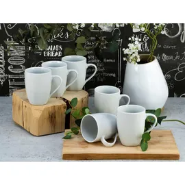 CreaTable Kaffeetasse 0,3 l Weiß 6 St.