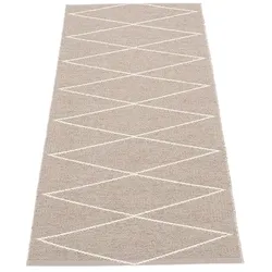 pappelina Max Outdoor-Teppich - mud / vanilla 70 x 160cm