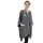 Antonio Poncho Damen Winter elegant mit praktischen Taschen - grau