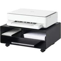 Yamazaki Druckerstation Drucker-Regal Druckertrolley Rollen 48x19x37cm schwarz