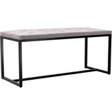 CLP Sitzbank Barci Grau 110 x 40 x 48 cm