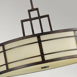 Elstead Lighting Fusion 3-flg. Ø 53,3 cm bronze