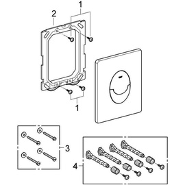 Grohe Skate Air WC-Abdeckplatte 156x197mm, alpinweiß (38505SH0)