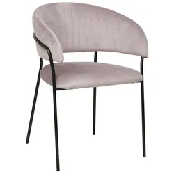 SalesFever Stuhl, Höhe: 80 cm, rose/schwarz - rosa