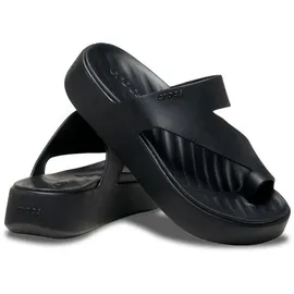 Crocs Getaway Platform Toe Loop Badesandalen Black 38-39