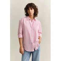 Gant Bluse in fuchsia weiß - 0003 | Gr.: 34