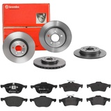 BREMBO BREMSSCHEIBEN COATED + BREMSBELÄGE VORNE FÜR FORD FOCUS 3