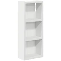 vidaXL Badezimmer-Wandschrank Weiß 20 x 10 x 50 cm Holzwerkstoff