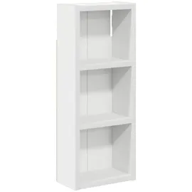 vidaXL Badezimmer-Wandschrank Weiß 20 x 10 x 50 cm Holzwerkstoff