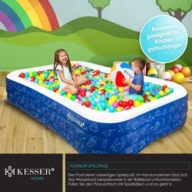Kesser Aufblasbarer Pool 300 x 300 x 76 cm blau