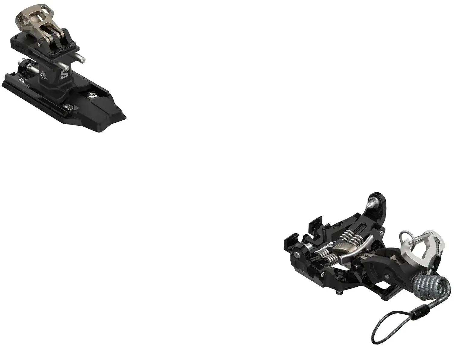 Skialp-Bindung Salomon N MTN Pure  schwarz