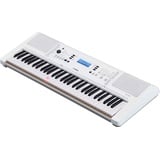 Yamaha EZ-300 Digital Keyboard, weiß – Portables Lern-Keyboard mit USB-to-Host-Anschluss – Keyboard mit 61 anschlagdynamischen Leuchttasten