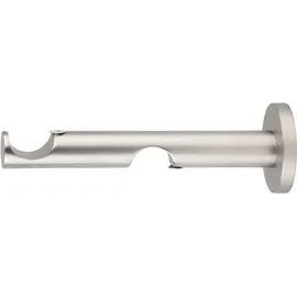MYDECO Gardinenstange-Halterung 2-läufig Function Track Edelstahl-Optik Ø 2,5 cm