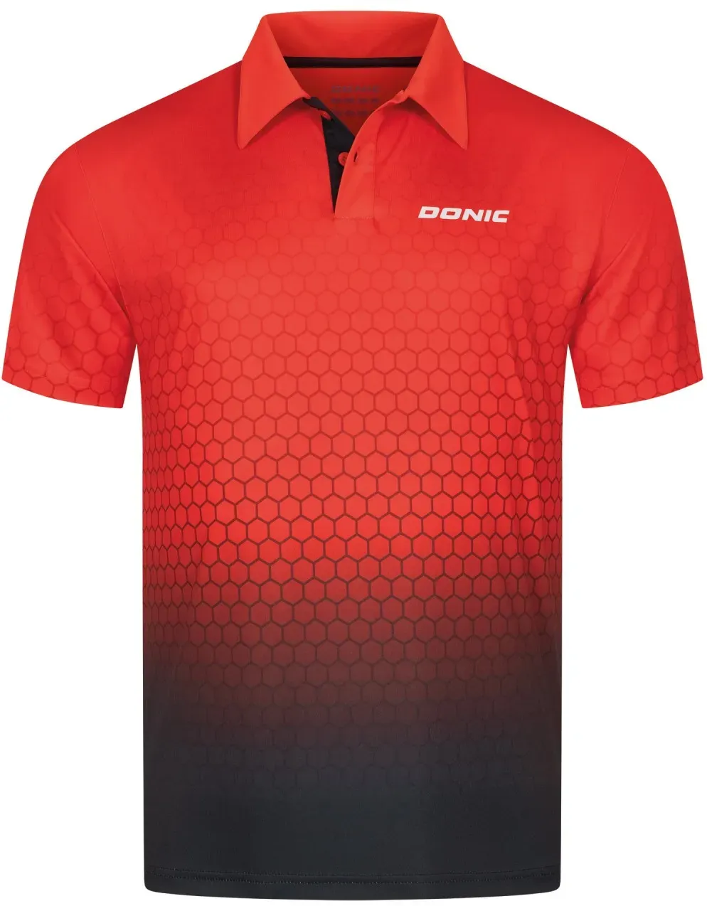 Donic Hemd Spider rot/schwarz S - S