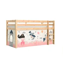 58 aufm Kessel Kinderbett Karolina 90 x 200 cm Kiefer massiv natur beige