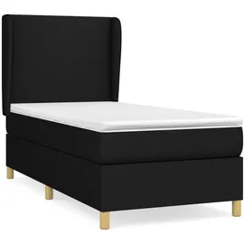 vidaXL Boxspringbett 100 x 200 cm Schwarz