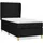 vidaXL Boxspringbett 100 x 200 cm Schwarz