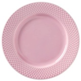 Lyngby Porcelæn Lunch-Teller Ø21 cm Rhombe Color Teller flach, Teller, rosa