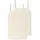 by Schiesser Bamboo Cotton Spaghetti Top 2er Pack M Off-White M