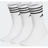Adidas Crew Socken, 3 Paar White 43-47