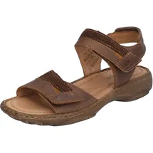 Josef Seibel Debra 19, Damen Slingback Sandalen, Braun (castagne/kombi), 41 EU - 41 EU