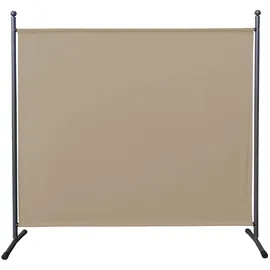 Quick Star Paravent Stellwand Outdoor Wetterfest in mehreren Größen - Farben - Motiven beige 178 cm x 180 cm x 51 cm