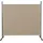 Quick Star Paravent Stellwand Outdoor Wetterfest in mehreren Größen - Farben - Motiven beige 178 cm x 180 cm x 51 cm