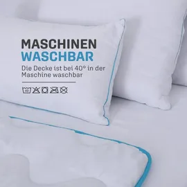 BestLivings 4-Jahreszeiten-Decke 240 x 260 cm Weiß