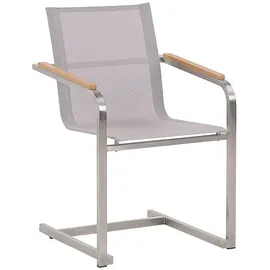 Beliani Cosoleto Gartenstuhl 56 x 85 x 55 cm beige 4 St.