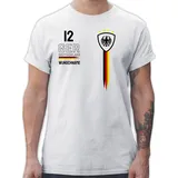 T-Shirt Herren - 2026 Fussball Fanartikel - Deutschland WM Trikot Farben - 3XL - Weiß - em triko fußball-Fanartikel fußball German Shirt Deutschland. Tshirt fussballtrikot fußball. Germany - 3XL
