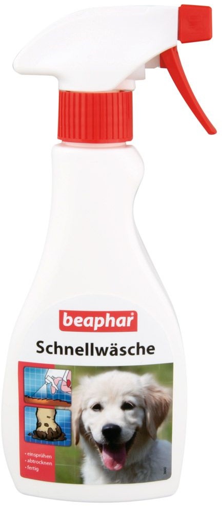 Beaphar Schnellwäsche - Schmutz und unangenehme Gerüche verschwinden Shampoo 250 ml