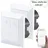 Luminea Home Control Lichttaster Doppel-Set mit WLAN und App
