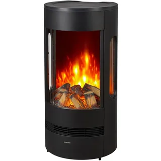 Glow Fire Elektrokamin Lumen mit realistischem 3D LED-Feuer - Stand-Elektrokamin mit Heizung und Kaminfeuer, max. 2000 W, 47,5x86,5x45,5cm