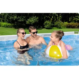 BESTWAY Rahmen-Gartenpool 412 x 201 x 122 cm inkl. Filterpumpe