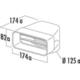 Naber MF-UR 125 Umlenkstück 90°