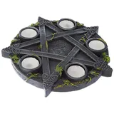Nemesis Now Teelichthalter Wiccan Pentagram Standard