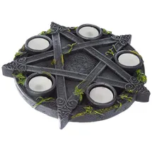 Nemesis Now Teelichthalter Wiccan Pentagram Standard