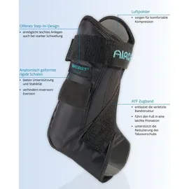ORMED GMBH AIRCAST AIRGO Sprunggelenkorthese rechts L