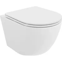 Mexen Lena WC-Schüssel Randlos mit slim Sitz und Absenk-Automatik,