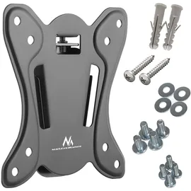 Maclean Brackets Maclean MC-715N TV Wandhalterung OLED QLED LCD LED Monitor Plasma TV Halterung 13" bis 27" VESA 75x75 100x100 Belastung bis 25kg Extra schlankes Design (Wandhalterung)