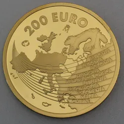 Goldmünze 200 Euro EU-Erweiterung 2004 (Spanien)