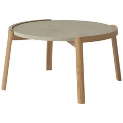 Bolia - Mix Coffee Table, Ø 65 cm, Travertin sand