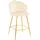 SalesFever Barhocker 2er-Set 52 x 100 x 54 cm Beige/Gold